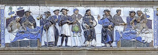 Pistoia, Ospedale del Ceppo - Visitare i malati (autore Santi Buglioni)