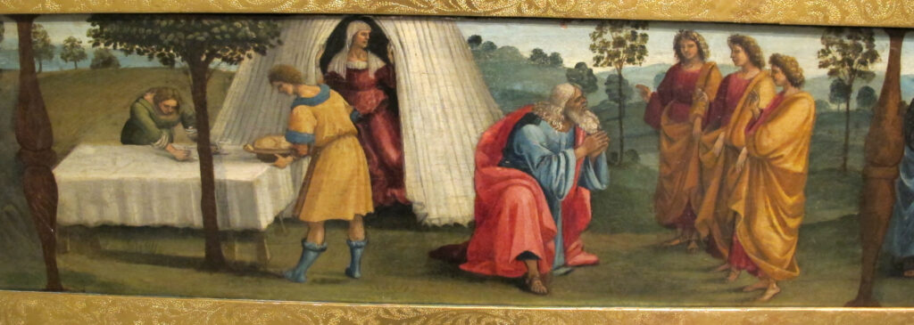 Luca Signorelli - Abramo e i tre angeli